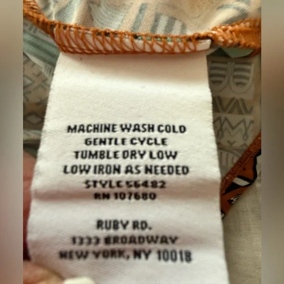 Ruby Rd. Multicolor Geometric Midi Dress - Picture 4 of 10